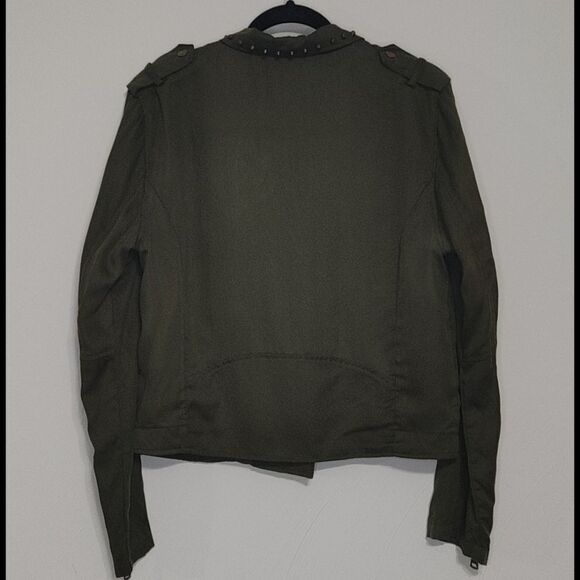 New Vigoss Green Studded Jacket size XL - Picture 3 of 4